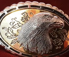 Eagle head belt buckle