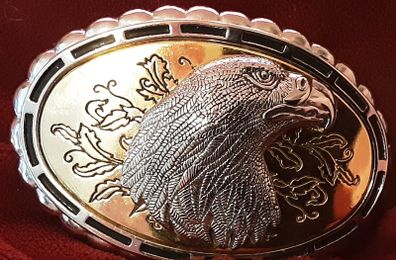 Eagle head belt buckle