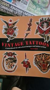 Tattoos. A Source For Old - School Designs And Tattoo Artists  By Carol Clerk. Plus THE ART OF MEHNDI HENNA BODY DECORATION.2 x  Large Volume Books.