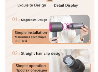 For Dyson Straight Nozzle Attachment For Dyson Supersonic Hair Dryer Accessories Hair Styling Plate Clamp Straighten Tool Nozzle