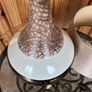 Ceramic lamp 65 euro. Brass with glass shade 95 euro . Chinese style 50 euro . Image 4