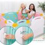 UANLAUO Foldable Baby Playpen Safety Play Yard for Toddler, Kids Activity Centre Indoor or Outdoor (14 Panel Multi) Image 4