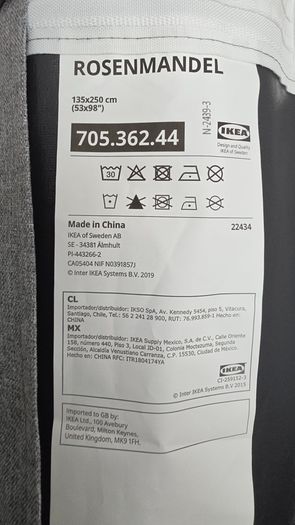 Pair of blackout curtains
