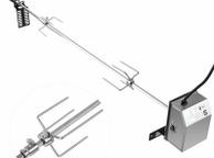 main image for ad BRAND NEW Professional Barbecue with Motor Stainless steel grill skewer set suitable for Weber Spirit gas grill Spirit 200/300 series