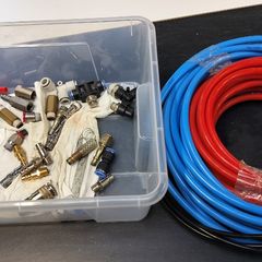 Pneumatic fittings and pipes
