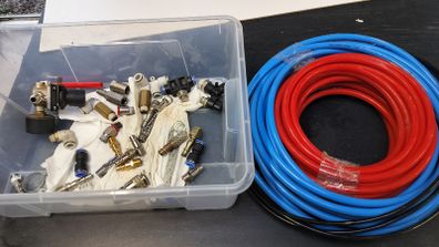 Pneumatic fittings and pipes