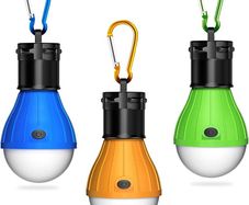 Camping Lights Tent Lights, Emergency Lights, Gifts for Kids, Waterproof LED Camping Lantern Light Bulb for Camping, Hiking, Fishing, Mountaineering, Power Cuts (FREE POSTAGE)