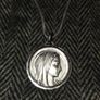 925 Sterling Silver Our Lady of Lourdes Necklace Image 2