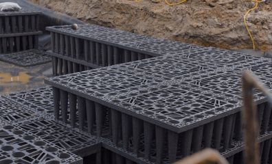 New Unused Soakaway Attenuation Crates 16m3 Volume