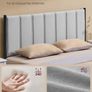 Sturdy Double Bed Frame with Foam Headboard and Underbed Storage Image 2