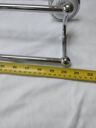 Stainless Steel Vintage Double towel holder