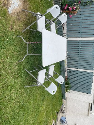 Outdoor 1x Table & 4 x Chairs Foldable type
