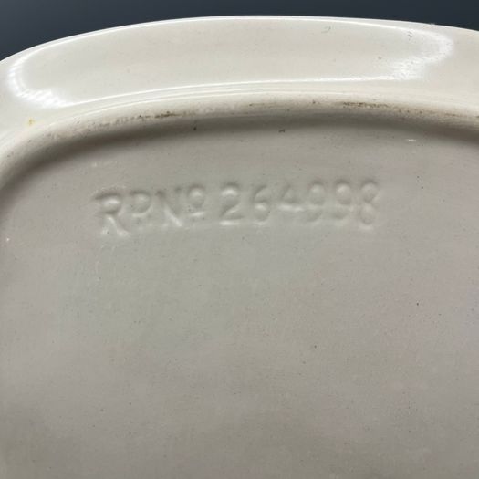 Rare 19th Century Staffordshire Style Bull Head Cheese Dish - Complete