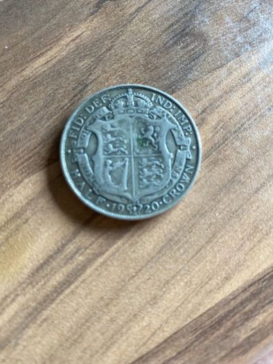 1920 George V Silver Half Crown