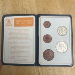 Britain's First Decimal Coins Set