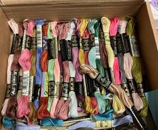 30 DMC Embroidery thread skeins
