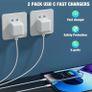 iPhone Charger Fast Charge 2Pack Fast Apple Charger Cable 2M/6FT iPhone Fast charger with USB C To Lightning Cable for iPhone 14 13 12 11 Pro Max XS XR X 8 7 6 Plus 5, iPad and iPod Image 5
