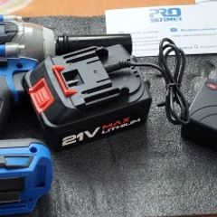 BRAND NEW Electric Impact Wrench 21V Brushless Wrench Socket 4000mAh Li-ion Battery Hand Drill Installation Power Tools By PROSTORMER
