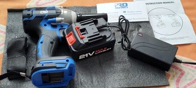 BRAND NEW Electric Impact Wrench 21V Brushless Wrench Socket 4000mAh Li-ion Battery Hand Drill Installation Power Tools By PROSTORMER
