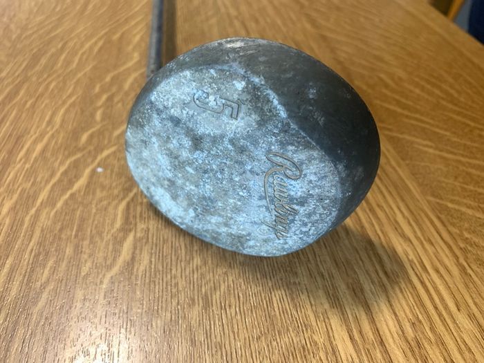 Set of golf clubs