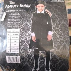 The Addams Family Wednesday Costume Age Twelve to Fourteen Years