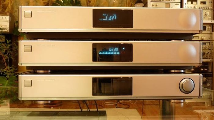 Rare Marantz Titanium System iconic Design Motorised Door Panels 4 piece System really rare fully serviced with original Remote