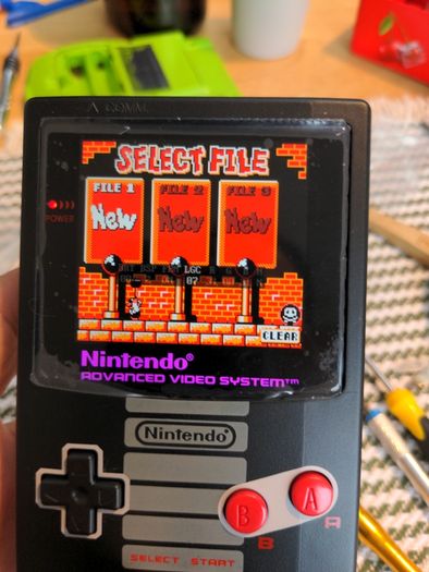 Gameboy Color IPS NES