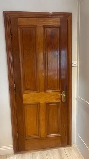 2 mahogany Internal doors