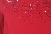 Red sequined Tee Shirt 11-12 years