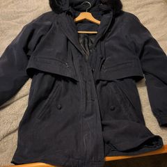 Dark blue womens winter coat size 12