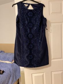 navy sparkly monsoon dress for a special occasion