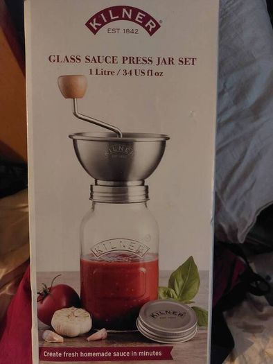 kilner sauce press jar set
