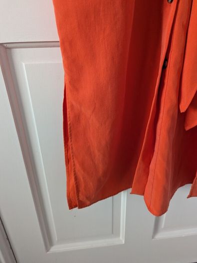 FW Bridge F&F Orange Front Tie Dress Size 8
