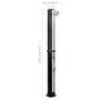 Outdoor Solar Shower with Shower Head and Faucet 35 L Image 10