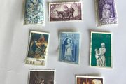 8 Irish stamps - Religious theme