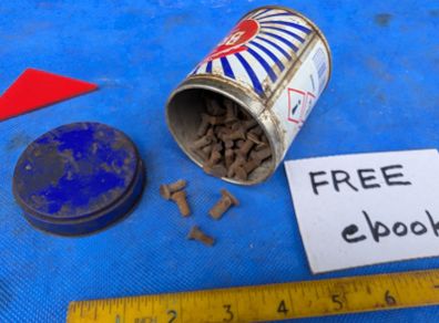 100 rivets in a Brasso Tin