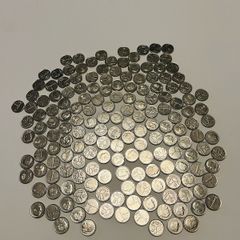 Belgian 1 Franc Coins. Bundle. 1990s. Around 150 in total