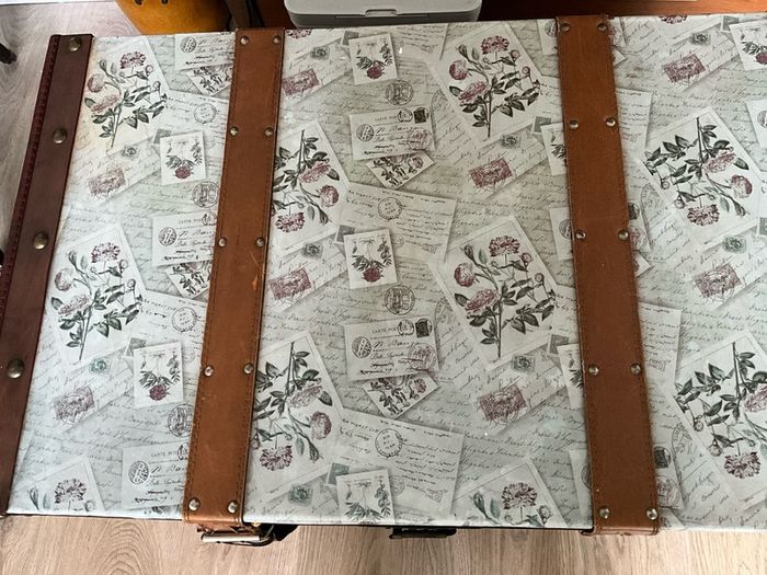 Large Decorative Wooden Trunk