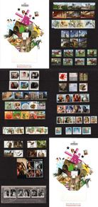2017 Great Britain Commemorative Stamps Year Pack (includes 5 image showing contents)