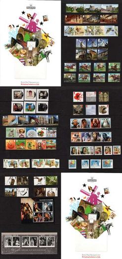 2017 Great Britain Commemorative Stamps Year Pack (includes 5 image showing contents)