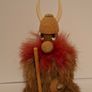 Vintage Wooden Viking Warrior (Made in Denmark) Image 3