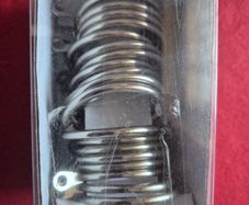 22 Chrome/Silver Curtain Pole Rings Brand New