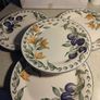SET OF 4 Staffordshire - Unknown 5 (Plums) - Dinner Plate Image 2