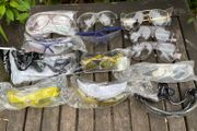 13 pairs of Safety Glasses