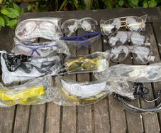 13 pairs of Safety Glasses