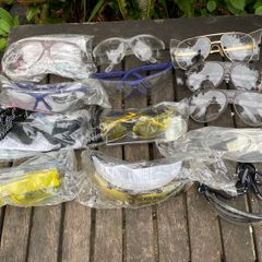 13 pairs of Safety Glasses