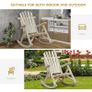 Cedar Wood Rocking Armchair, 96Lx66Wx98H cm (FREE SHIPPING) Image 6