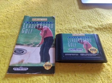 World Class Leader Board Golf Sega Mega Drive Genesis Arcade Retro Games Original