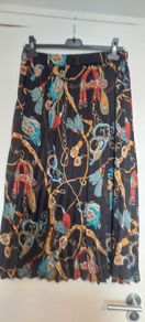 pleated midi maxi skirt size 12 /14