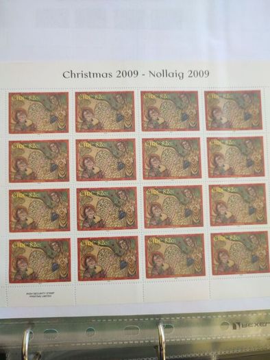 stamps first day covers in anpost albums